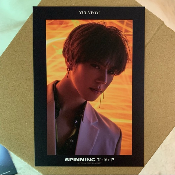 GOT7 Spinning Top Official PREORDER Postcard Set + Sticker Sheet - Picture 4 of 11